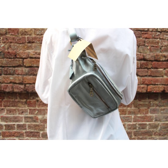 Silver Bum Bag Fanny Bag